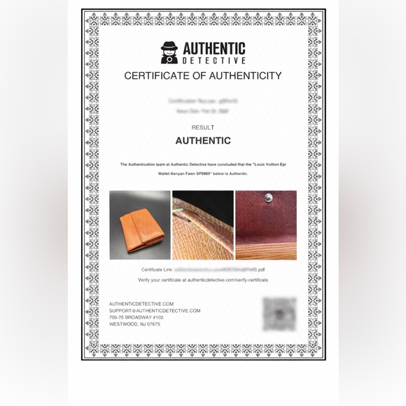 Louis Vuitton Epi Kenyan Fawn Bifold Wallet w/ Snap Coin Pocket – Vintage COA - Picture 13 of 13